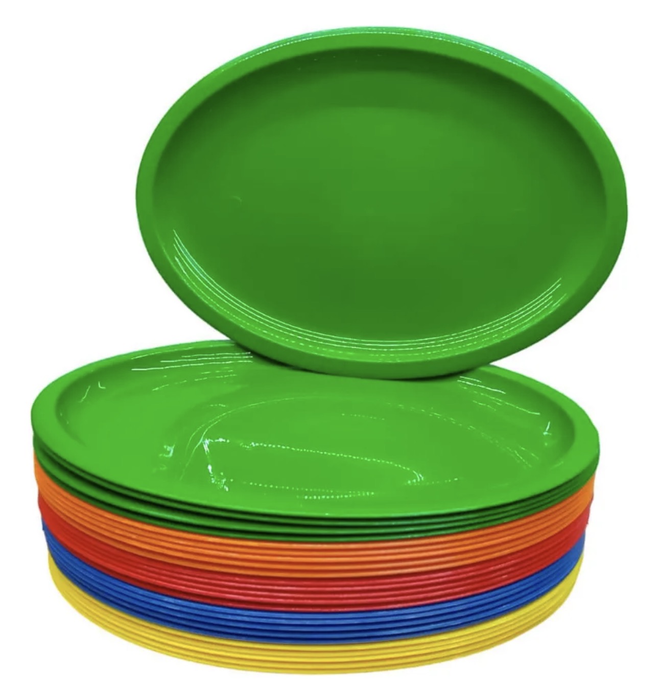 Plato Ovalado de Plástico Multiusos 2x1 PROMOCION