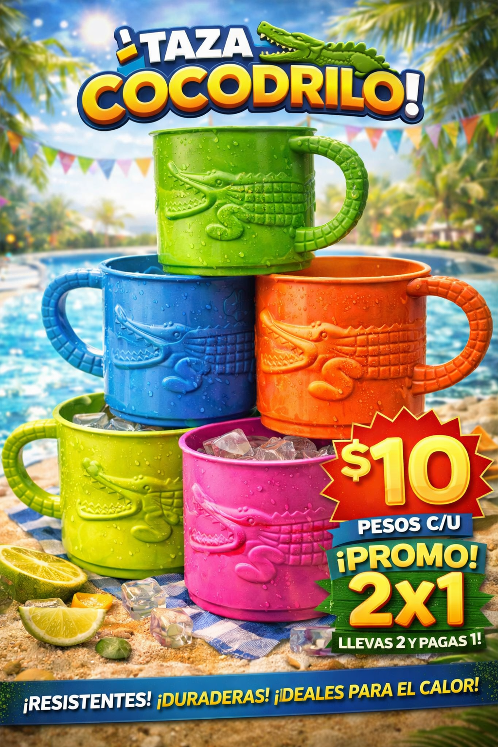 Taza Cocodrilo PROMO 2x1
