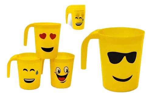 Taza Emoji Divertida 1 pza
