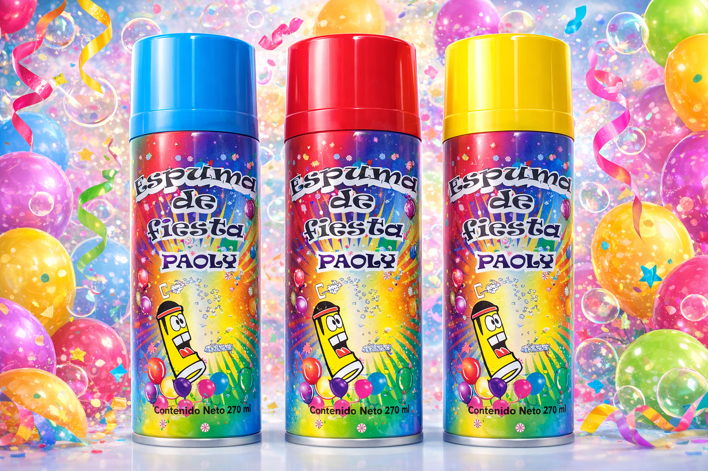 Espuma de Fiesta en Spray – Diversión Instantánea 2x1 PROMOCION