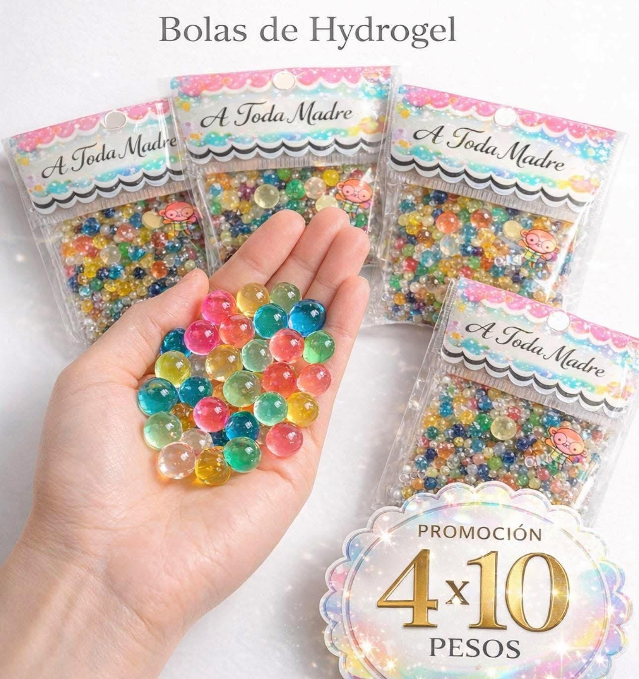 Bolas hydrogel 4 bolsas