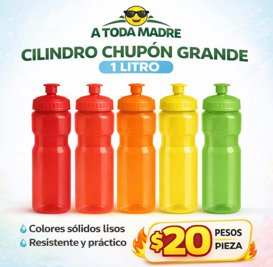 Cilindro deportivo con chupón 1 litro