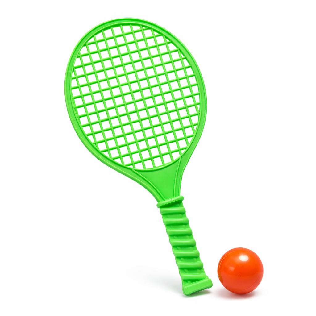Raqueta Plásticas con Pelota