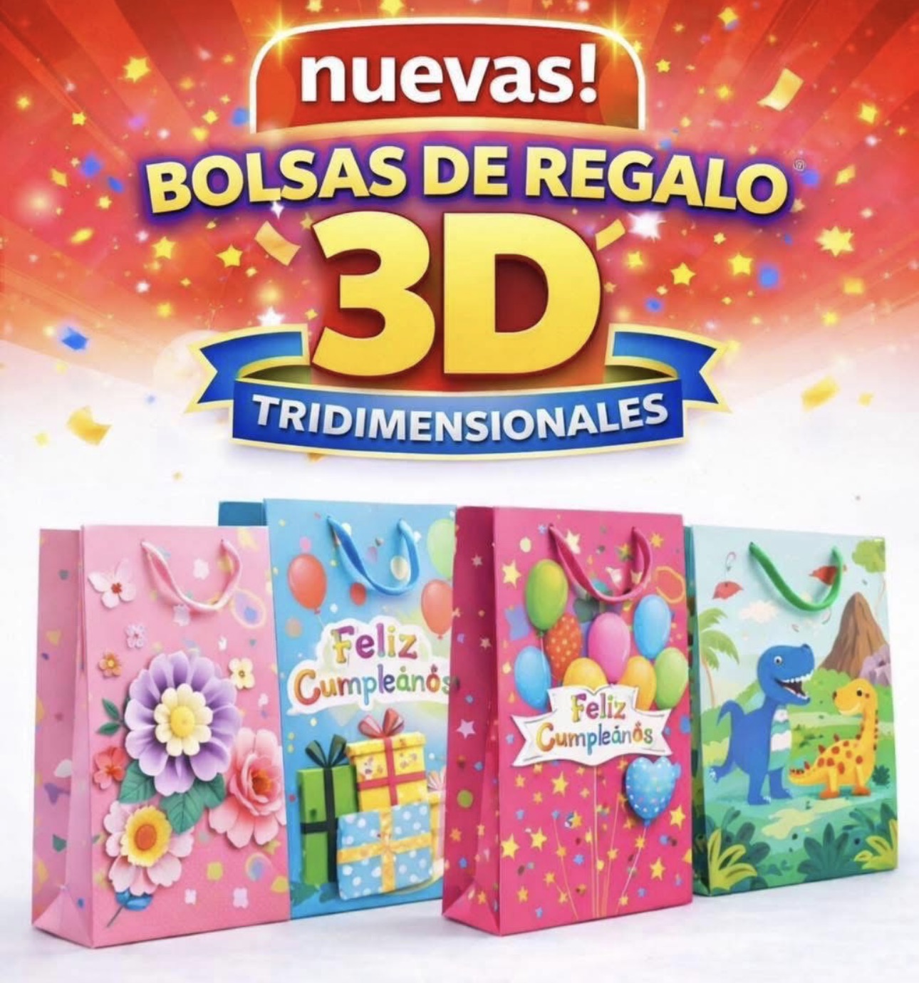 Bolsa 3 D para regalo