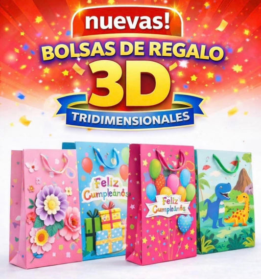 Bolsa 3 D para regalo