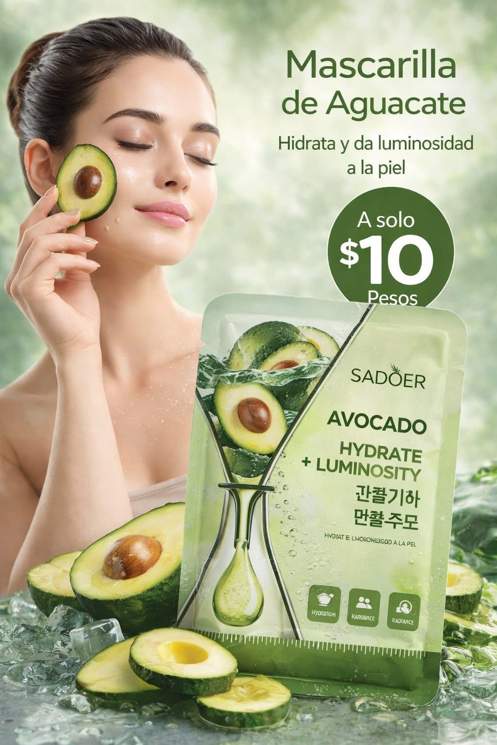 Mascarilla Aguacate