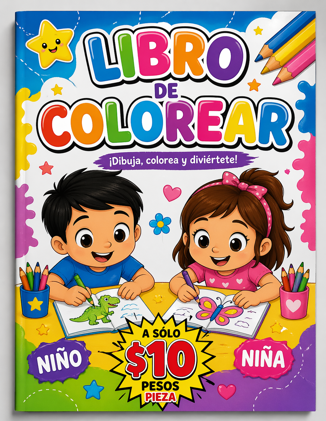 Libro Colorear tamaño carta