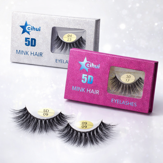 Pestañas Postizas 5D Mink Hair – Efecto Volumen Profesional