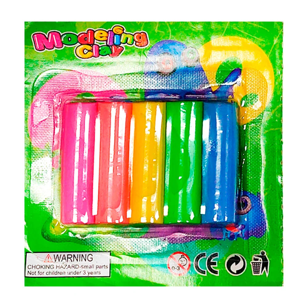 Plastilina Moldeable Infantil – Set de 5 Colores