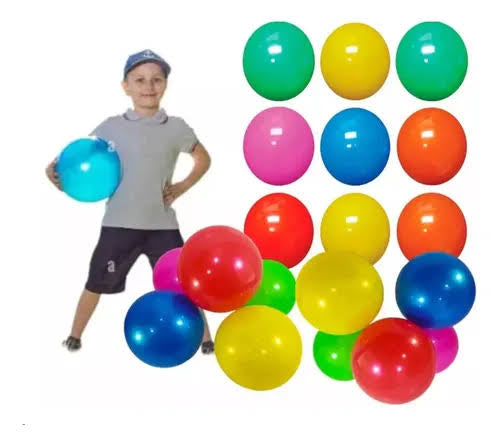 Pelota Lisa 22 Cms Varios Colores