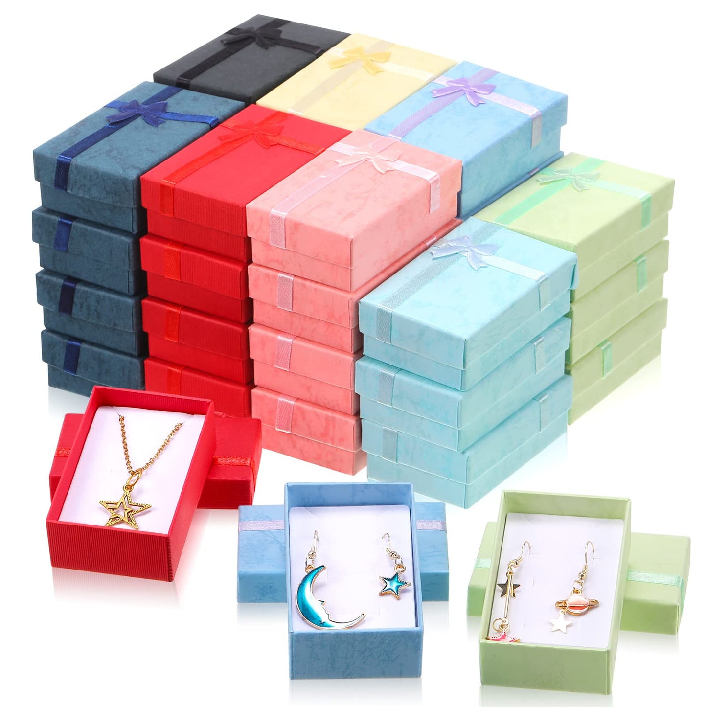 Caja Premium para Joyería con Moño