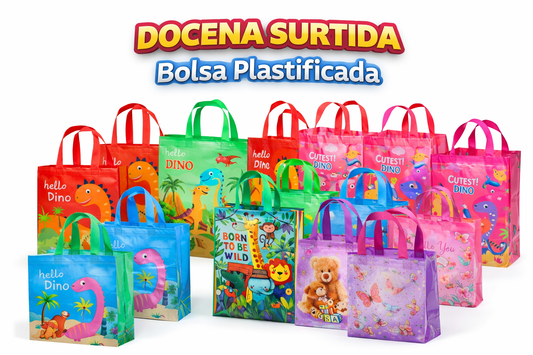 Docena Bolsa Plastificada surtida